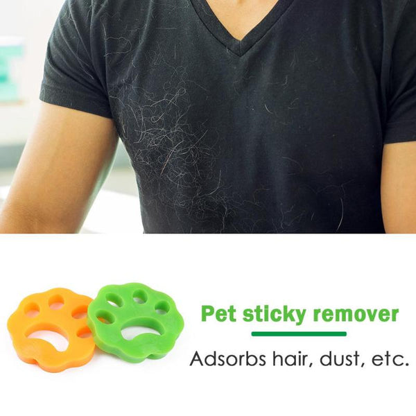 2 Pack Pet Hair Remover Dog Cat Fur Laundry Removal Cleaning Tool