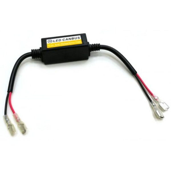 H1 Emc Warning Error Free Decoder Canceller Capacitor Anti Flicker Resistor Harness For Led Headlight Systems Black H7