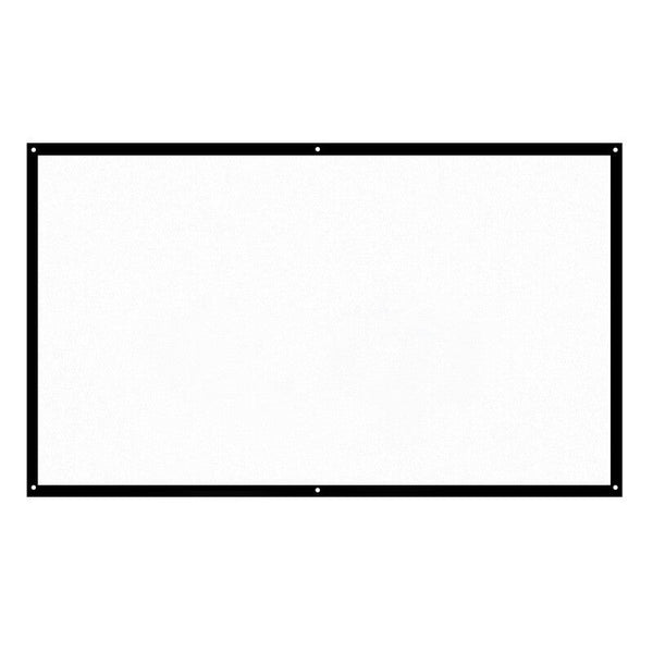 H100 169 Inch Portable Foldable Diagonal Projector Screen Hd Projector Screens
