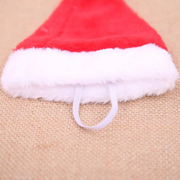 Pet Christmas Santa Hat Costume Xmas Winter Headwear Dogs Dog Costumes