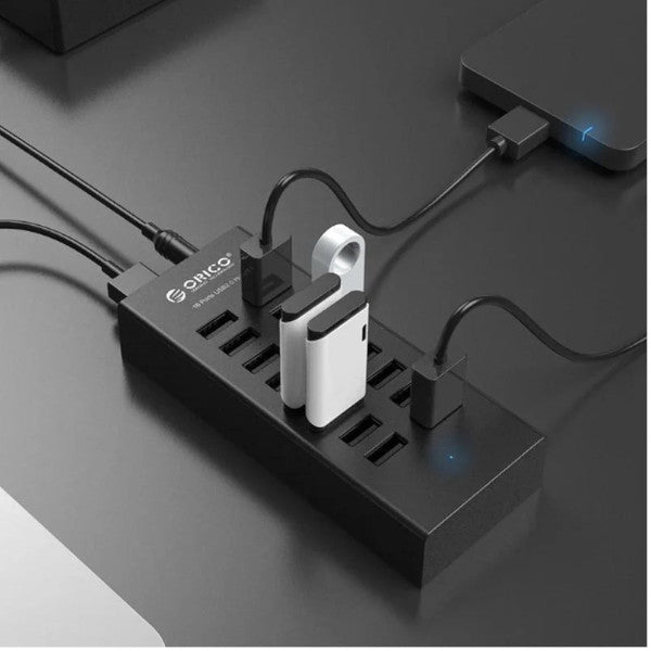 16 Ports Usb 2.0 Hub Multi Splitter Adapter Dock With 12V2a Power Usb Cables Hubs & Adapters