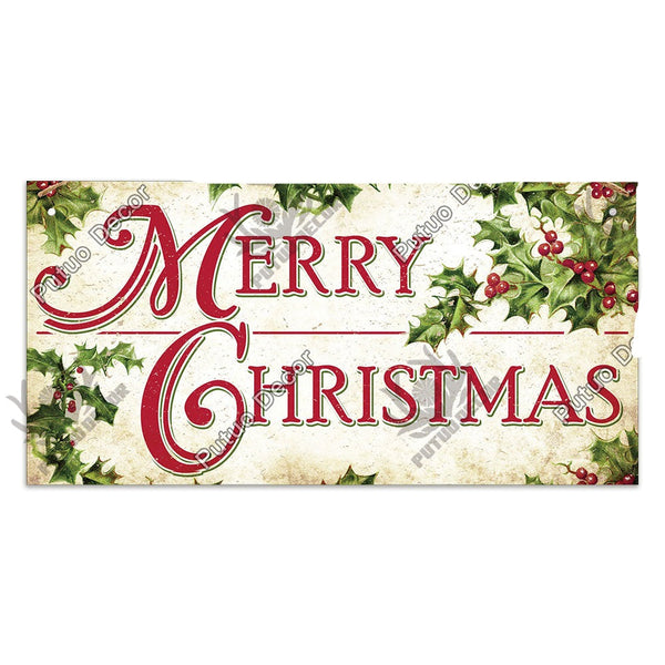 New Year Decoration Home Hanging Sign Door Christmas Tree Ornament Gift Plaques & Signs