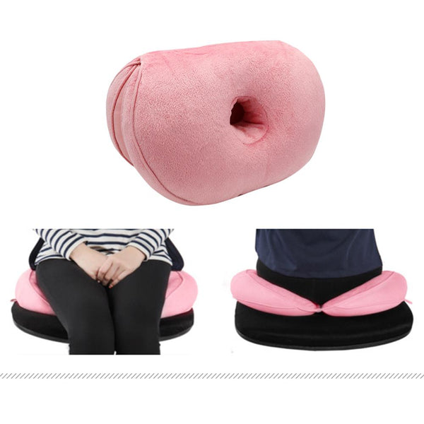 Dual Comfort Memory Foam Orthopedic Posture Correcting Pelvis Hip Lift Sitting Seat Cushion Seat & Posture Cushions