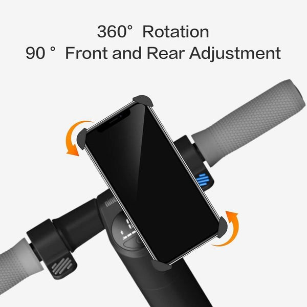 Scooter Phone Mount Holder 360 Degree Motorcycle Stand Xiaomi M365 Ninebot Accessories Parts