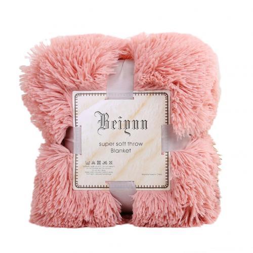 80X120cm Soft Warm Fluffy Shaggy Children's Throw Blanket Snuggle Rug Blankets & Throws