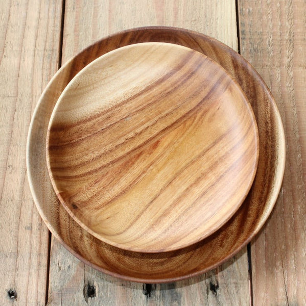 Acacia Dishes Natural Serving Plates