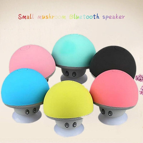 Audio Docks & Mini Speakers Wireless Cartoon Mini Mushroom Bluetooth Desktop Speaker Phone Bracket