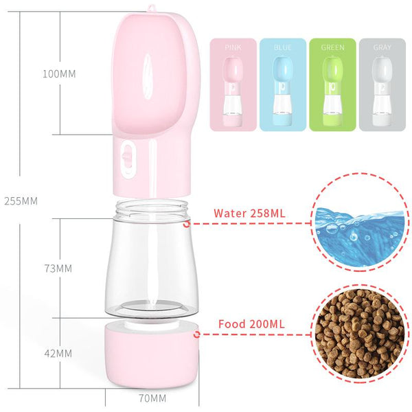 Sip Snack Food Travel Water Bottle For Dogs Dishes Feeders & Fountains