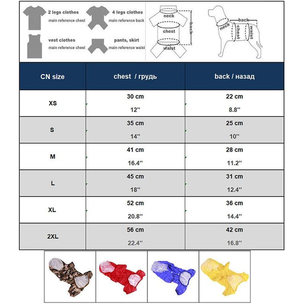 Reflective Dog Raincoat With Hood Dog Clothing & Shoes