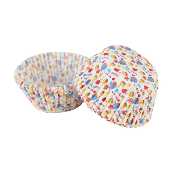 100Pcs Rainbow Muffin Cupcake Paper Cups Liner Baking Decorating Tools Party Baking Cups & Cases