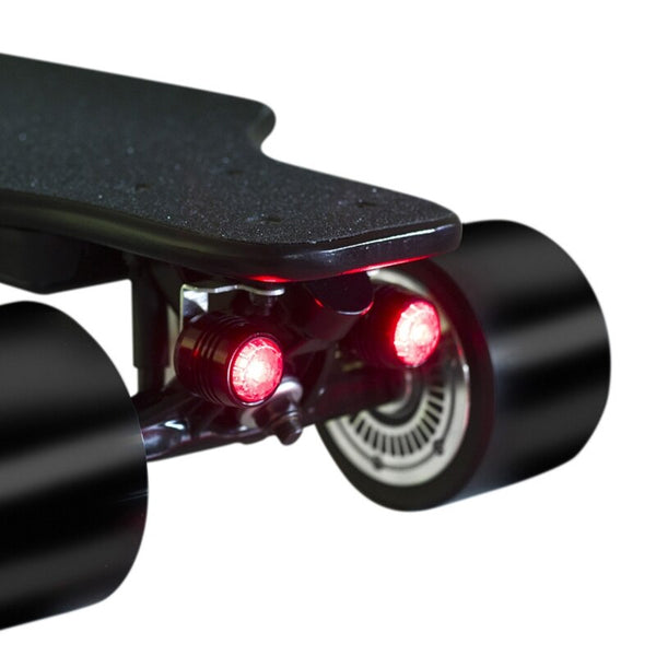 4Pcs Skateboard Led Lights Black