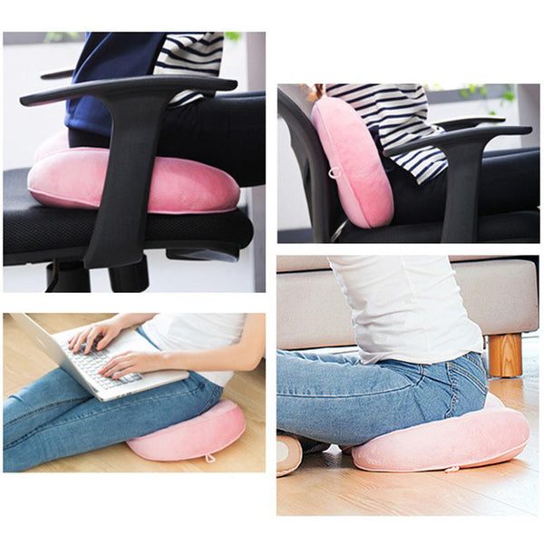 Dual Comfort Memory Foam Orthopedic Posture Correcting Pelvis Hip Lift Sitting Seat Cushion