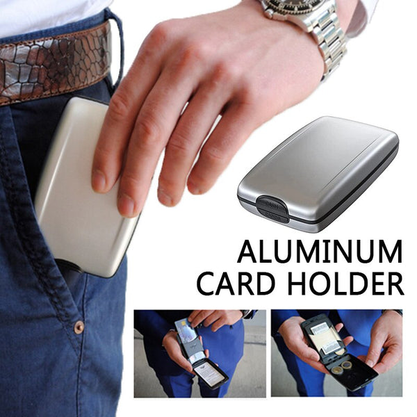 Anti Theft Metal Waterproof Credit Card Id Holder Id & Document Holders