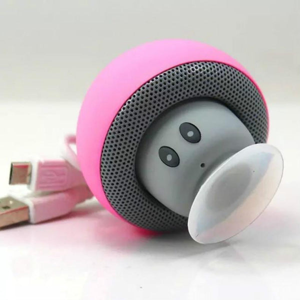 Audio Docks & Mini Speakers Wireless Cartoon Mini Mushroom Bluetooth Desktop Speaker Phone Bracket