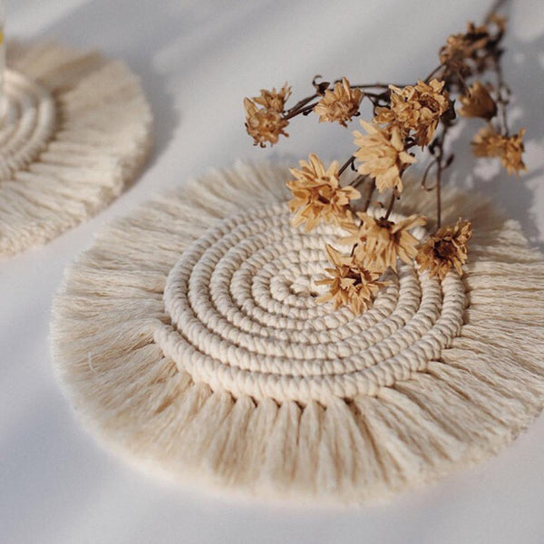 Macrame Mat Natural Boho Decor Table Placemats