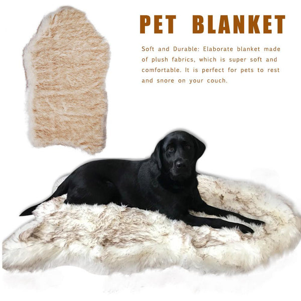 The Ortho Vegan Fur Dog Bed With Memory Foam Pet Beds