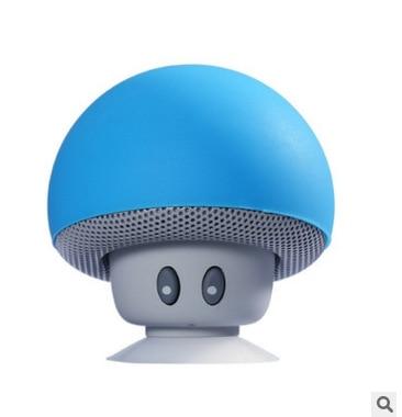 Wireless Cartoon Mini Mushroom Bluetooth Desktop Speaker Phone Bracket Audio Docks & Mini Speakers