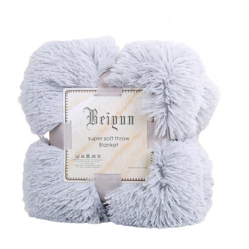 80X120cm Soft Warm Fluffy Shaggy Children's Throw Blanket Snuggle Rug Blankets & Throws