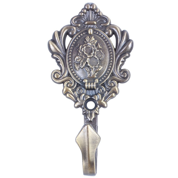 2Pcs/Set Alloy Drapery Curtain Wall Hook Tieback Rose Pattern Accessories Other Curtains & Accessories
