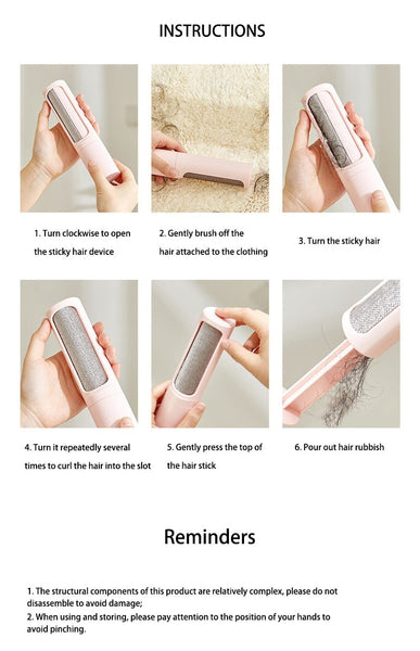 Fur Eraser Self Cleaning Dog Hair Lint Brush Lint Removers