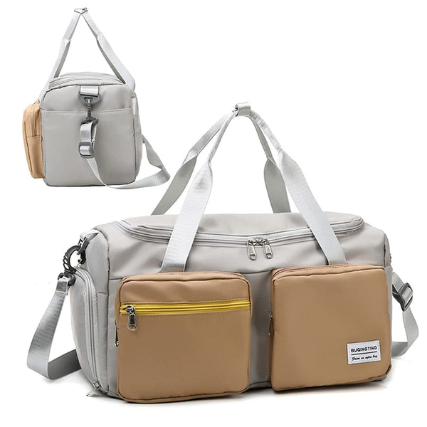 Sports Fitness Gym Bag Shoes Compartment Duffle Bags Gym Bags