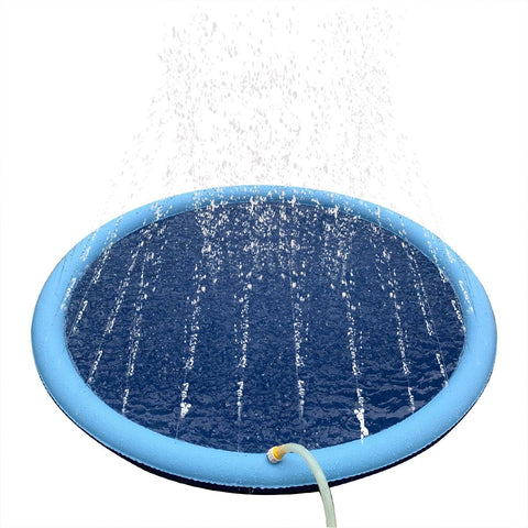 150Cm Blue Water Sprinkler Outdoor Play Mat For Kids Dogs And At Heart