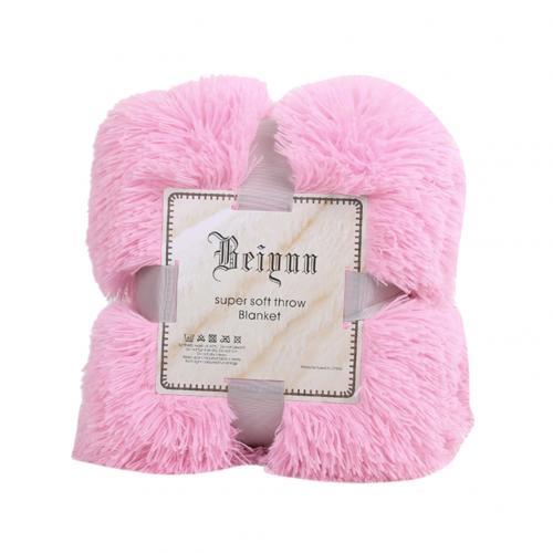 80X120cm Soft Warm Fluffy Shaggy Children's Throw Blanket Snuggle Rug Blankets & Throws