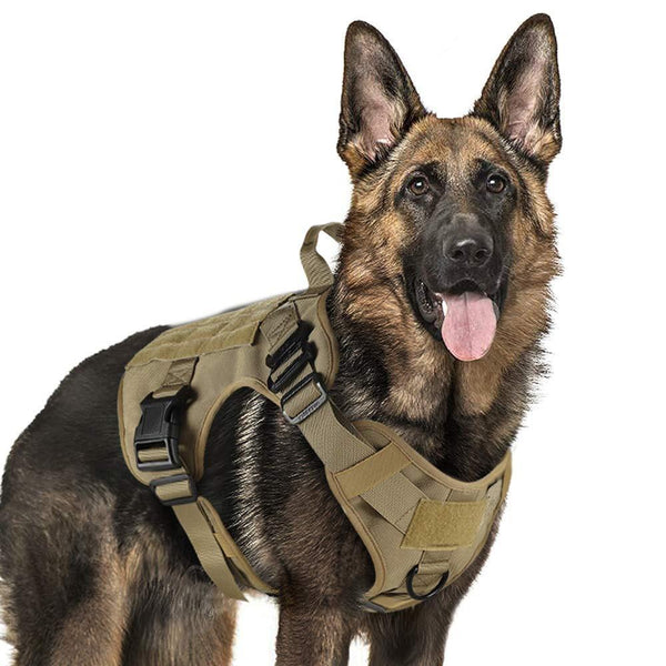 Tactical Dog Harness Vest With Handle Leash Harnesses
