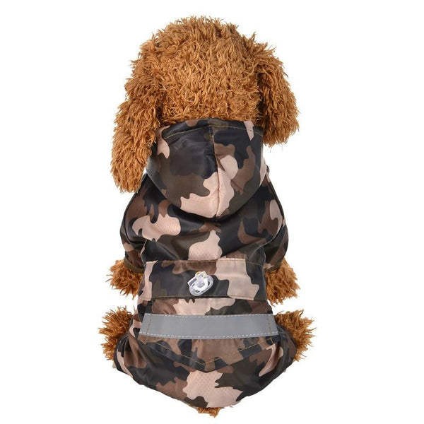 Reflective Dog Raincoat With Hood Dog Clothing & Shoes