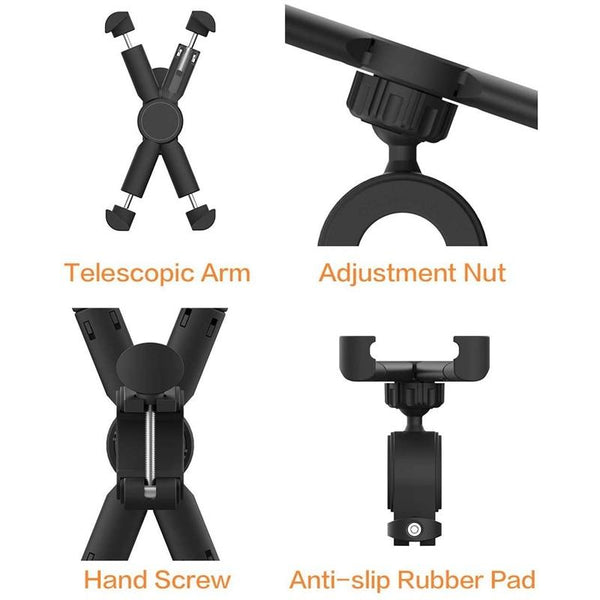 Scooter Phone Mount Holder 360 Degree Motorcycle Stand Xiaomi M365 Ninebot Accessories Parts