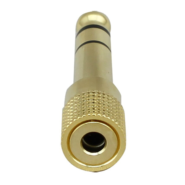 Intercoms Doorbells 6.35 To 3.5 Jack Stereo Connect Converter For Headphone Microphone Connector Gold Audio Cables & Adapters