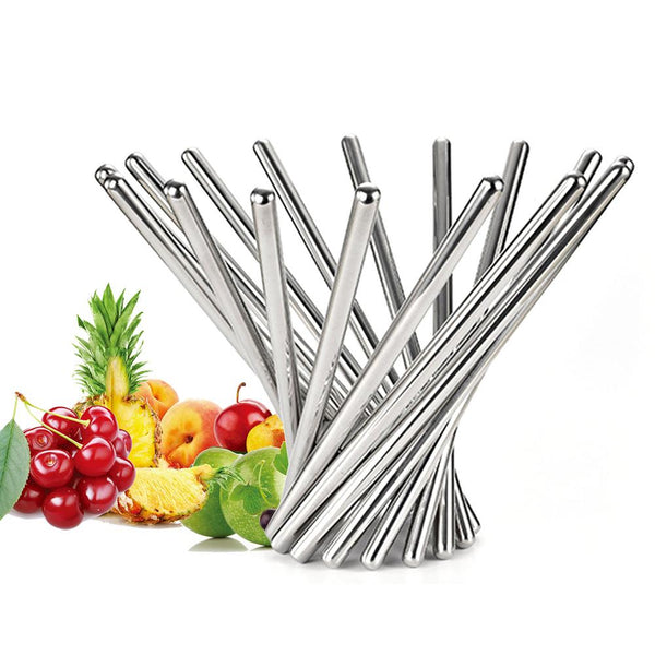 Stainless Steel Fruit Plate Creative Basket Baskets