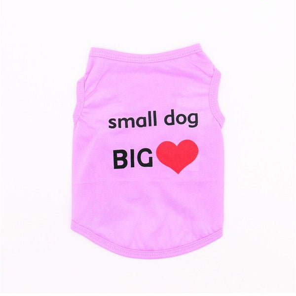 Graphic Tank Tops For Dogs Pet Clothing