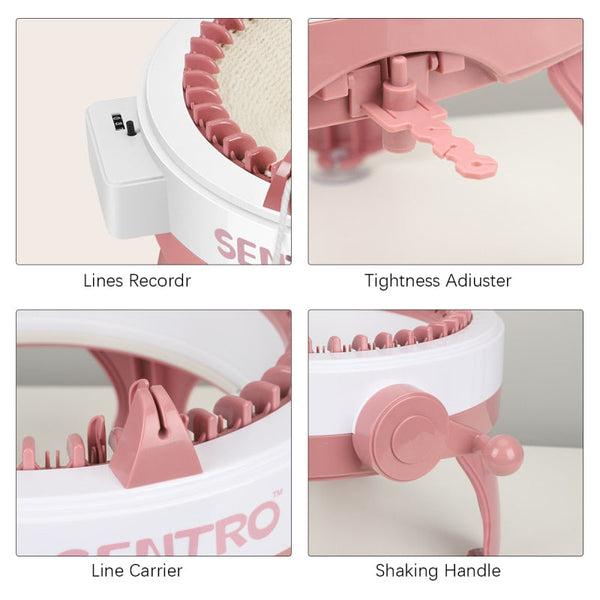 48 Needle Diy Big Hand Knitting Machine Weaving Loom Sewing Tool Knitting Looms