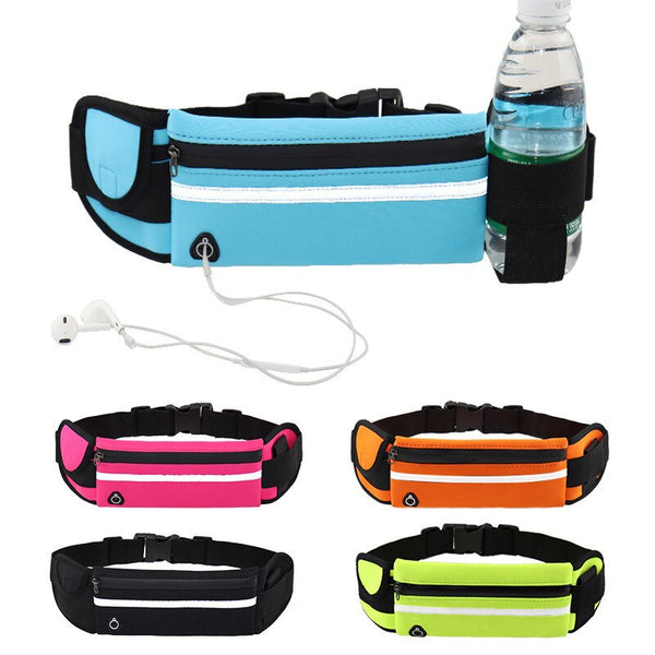 Running Bum Bag Fanny Pack Travel Waist Bags Money Zip Belt Pouch Sports Wallet Waist Packs & Bags