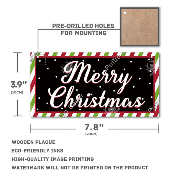 New Year Decoration Home Hanging Sign Door Christmas Tree Ornament Gift Plaques & Signs