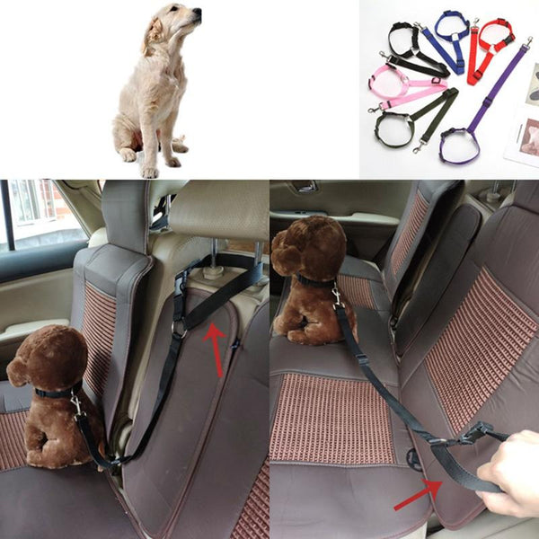 Headrest Seat Belt For Dogs