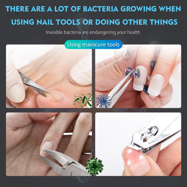 Multi Functional Uv Disinfection Sterilization Box Phone Tools Makeup Sterilisation Trays & Cases