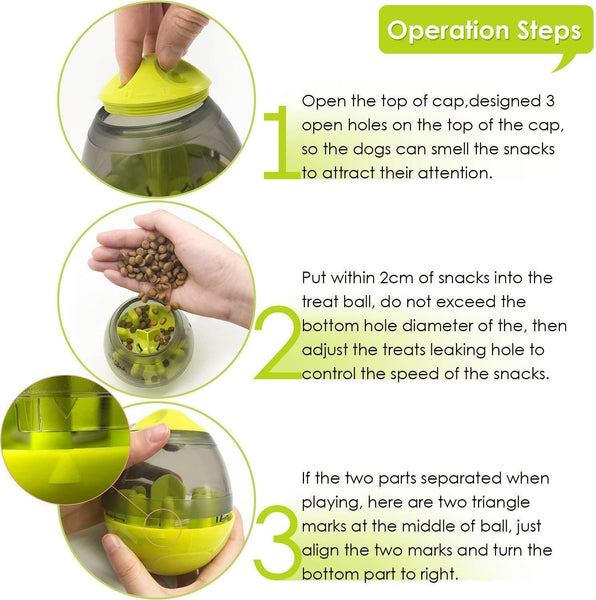 Iq Interactive Food Dispensing Pet Toy Dog Toys