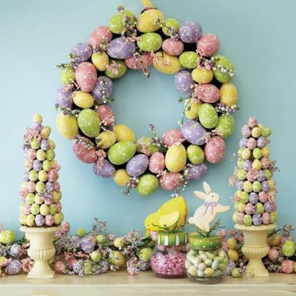 20Pcs Little Foam Easter Eggs Diy Craft Decoration Supplies