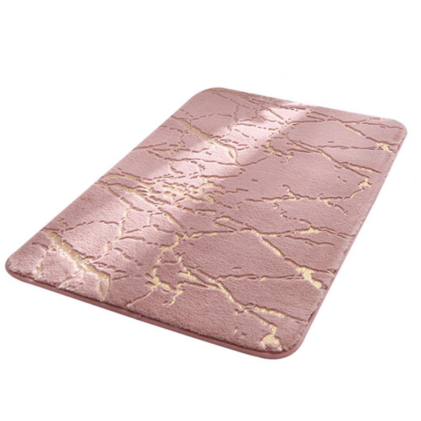 Non Slip Soft Thick Absorbent Marble Design Bathroom Mat Bath Mats Rugs & Toilet Covers