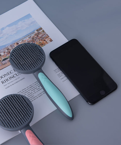 Dog Or Cat Brush Easy Clean Hair Removal Pet Grooming Accessories Dog Grooming