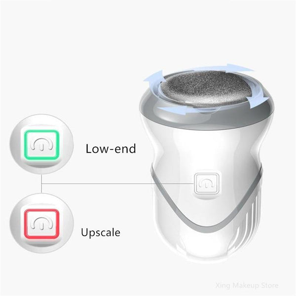 Usb Rechargeable Foot Massager Dry Heel Callus Remover Smoother Sander With Vacuum Manicure & Pedicure Tools & Kits