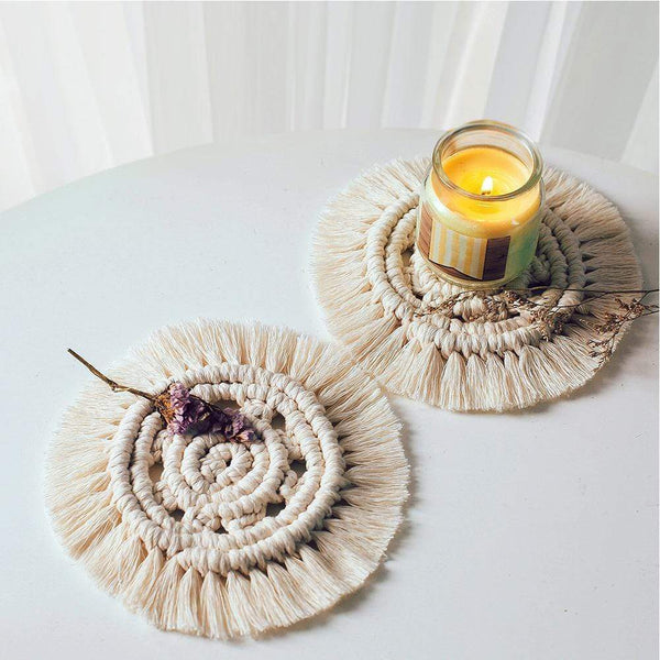 Macrame Mat Natural Boho Decor Table Placemats