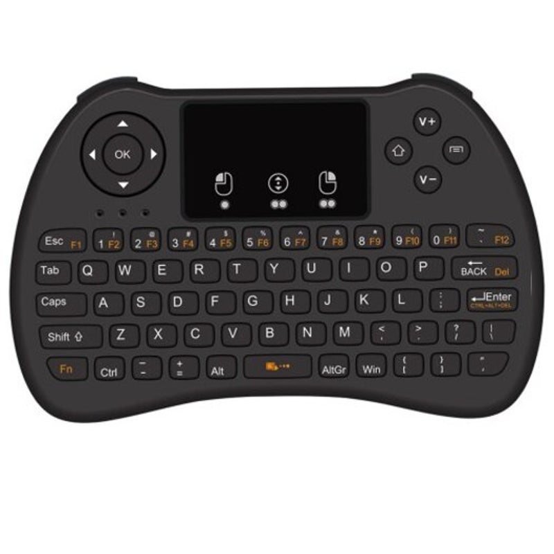 H9 Wireless Air Mouse Keyboard Black Backlit Keyboards & Keypads