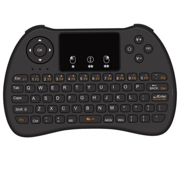 H9 Wireless Air Mouse Keyboard Black Backlit Keyboards & Keypads