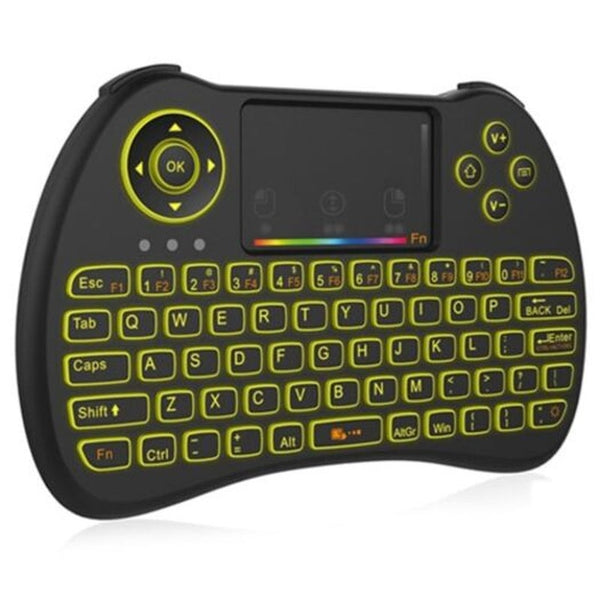H9 Wireless Air Mouse Keyboard Black Backlit