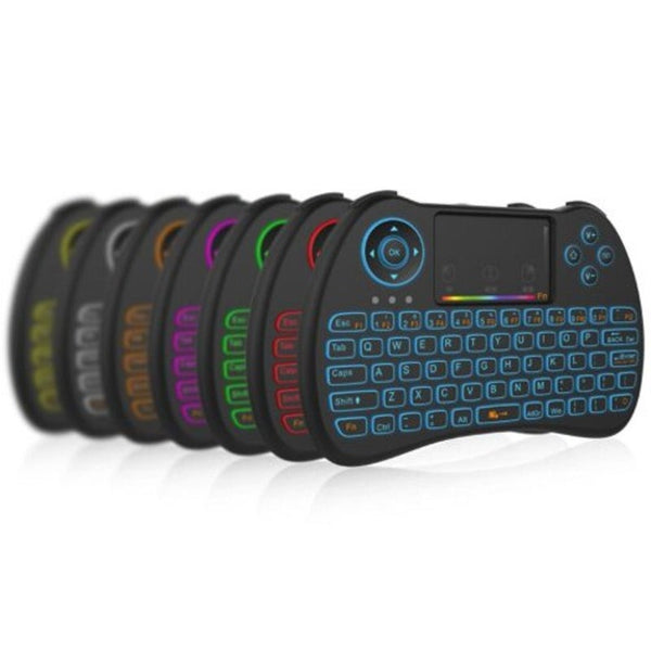 H9 Wireless Air Mouse Keyboard Black Backlit Keyboards & Keypads