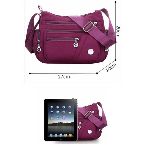 Shoulder Messenger Bag Women Crossbody Purse Nylon Waterproof Travel Women's Bags & Handbags
