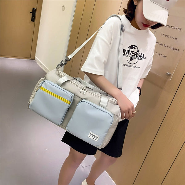 Sports Fitness Gym Bag Shoes Compartment Duffle Bags Gym Bags